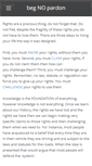 Mobile Screenshot of begnopardon.com